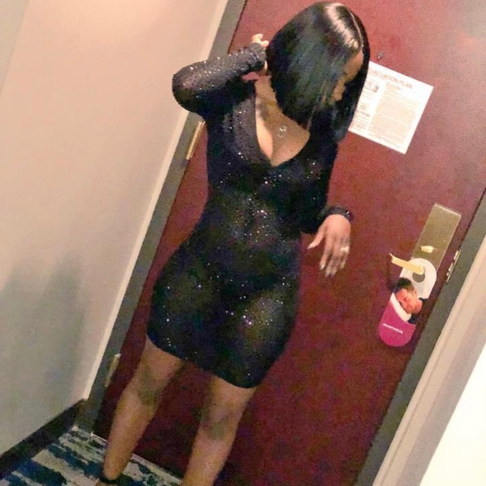 Black birthday dress